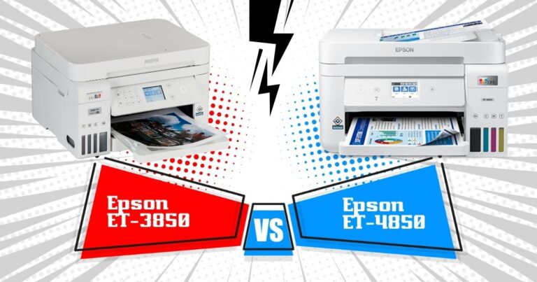 epson ecotank et-3850 vs epson ecotank et-4850 specs