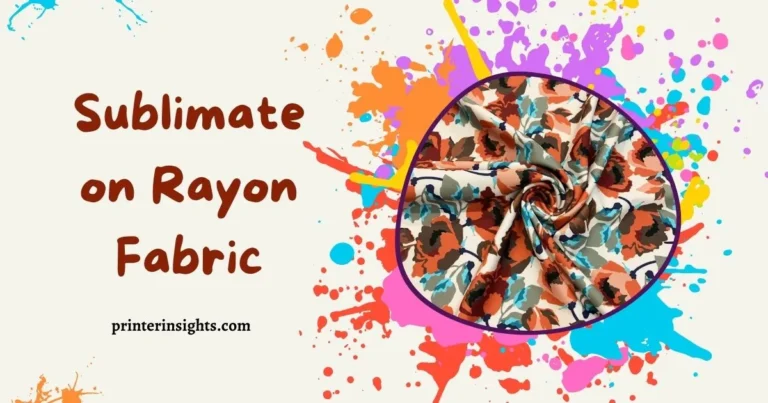 Can You Sublimate On Rayon