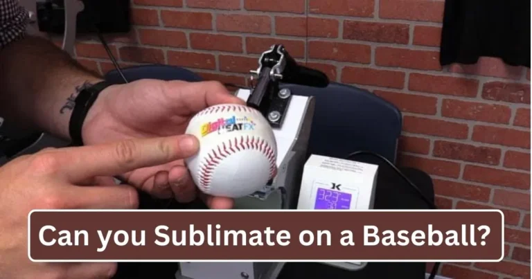 Can you Sublimate on a Baseball