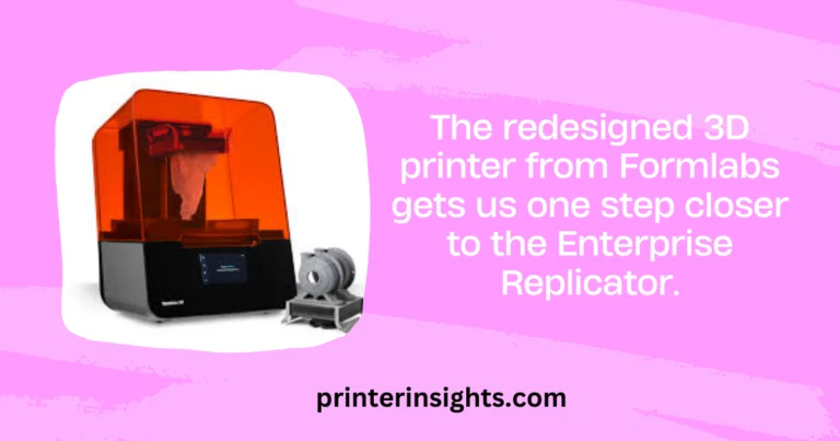 The Redesigned 3D Printer From Formlabs Gets Us One Step Closer To The Enterprise Replicator